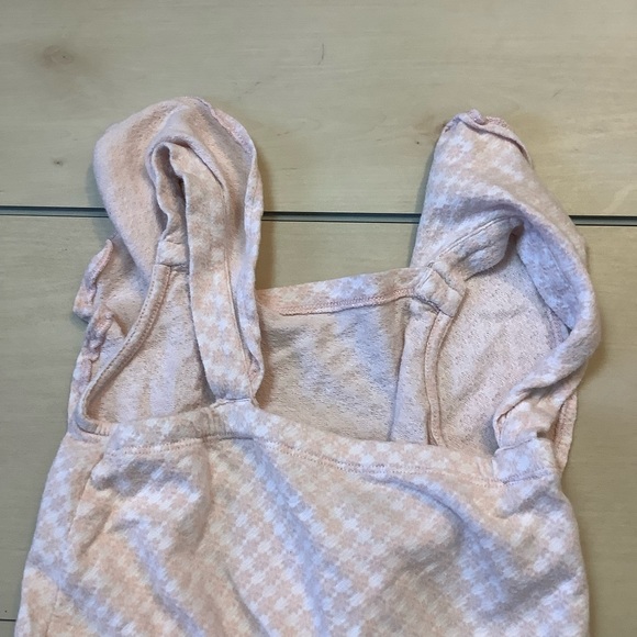 Girls Kids Harper Canyon Pink Pastel Flower Pattern Ruffle Jumper Spring - Picture 7 of 7